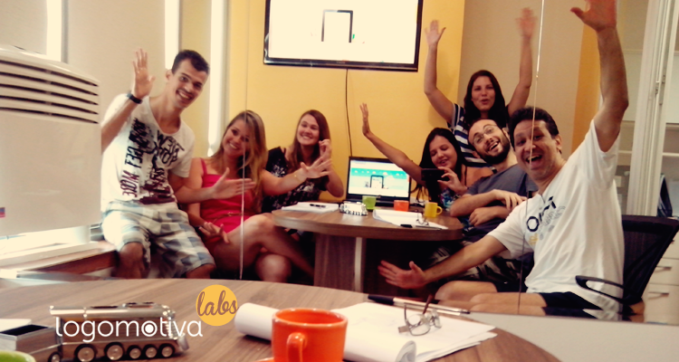 Equipe Logomotiva - 2013/2014 - Reunião de definição do que seria o Labs - Iniciativa de Criatividade e Inovação.