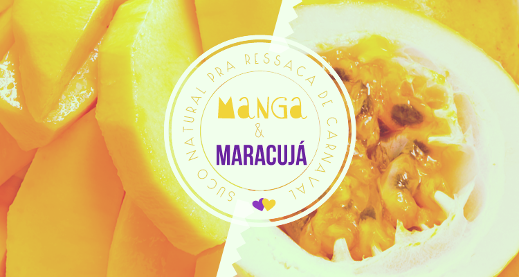 Labs animado com suco de manga + maracujá
